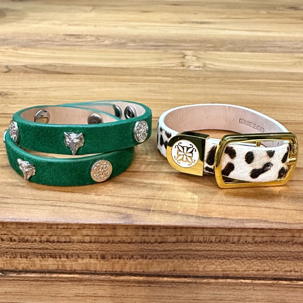 Rustic Cuff leather bracelets